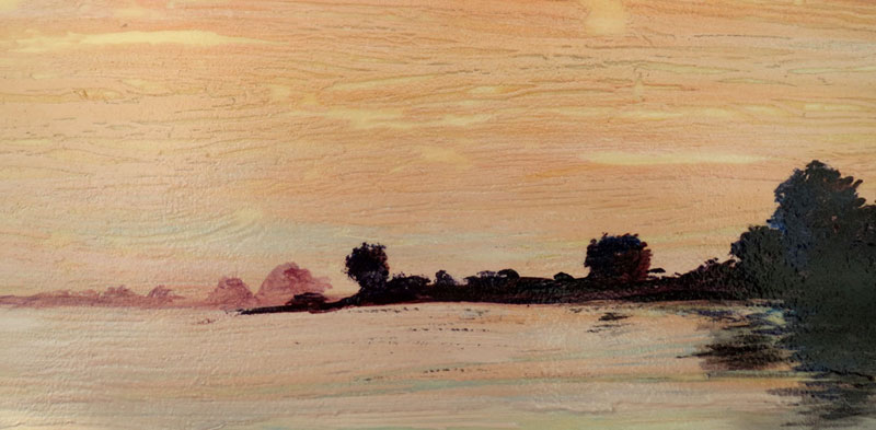 Detail: Abendsonne an der Schlei